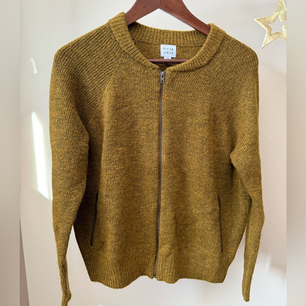 ✨ Peyton Jensen Zip-Front Knit Jacket | XS ✨